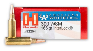 Hornady American Whitetail 300wsm 165gr Interlock