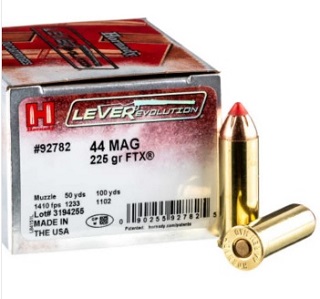 Hornady Leverevolution 44mag 225gr FTX