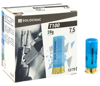 Solognac T100 - 12GA - 2,75" - 1oz Lead - 7.5 (Caisse)