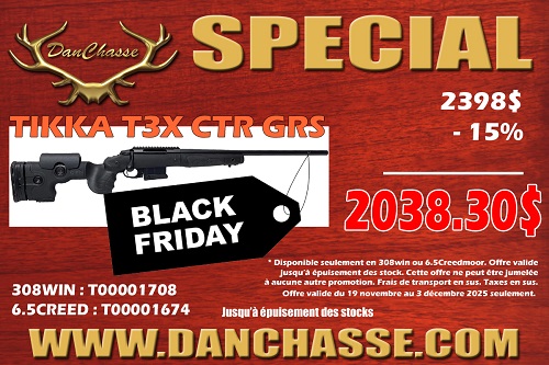 Tikka T3X CTR GRS (Black Friday)