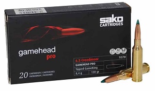 Sako Gamehead Pro 6.5Creedmoor 140gr