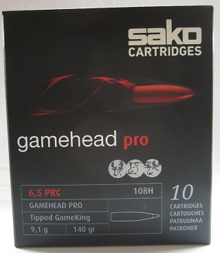 Sako Gamehead Pro 6.5PRC 140gr