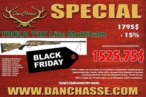 Tikka T3X Multicam (Black Friday)