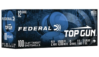 Federal Top Gun 12ga - 2,75 - #7,5 VALUE PACK 100RDS