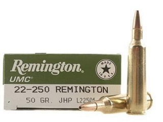 Remington UMC 22-250rem 50gr JHP