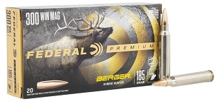 Federal Premium 300winmag 185gr Berger Hybrid Hunter