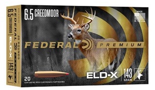 Federal Premium 6.5Creedmoor 143gr ELD-X