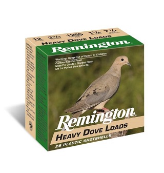 Remington Heavy Dove Loads - 20ga - 2 pouces 3/4 - 7 1/2