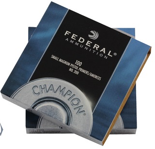 Federal #200 Small Pistol Magnum Primers