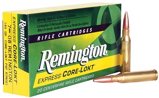 Remington 7mm-08 140gr core lokt PSP