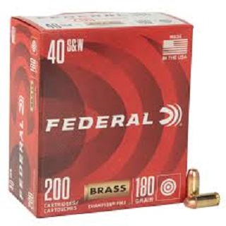Federal 40 S&W 180Gr ( 200 PACK )