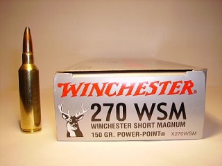 Winchester 270 WSM 150gr power point